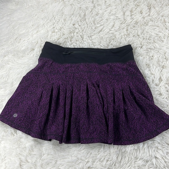 Lululemon Circuit Breaker Skirt (Tall) Circuit Aurora Black / Black - Picture 8 of 8